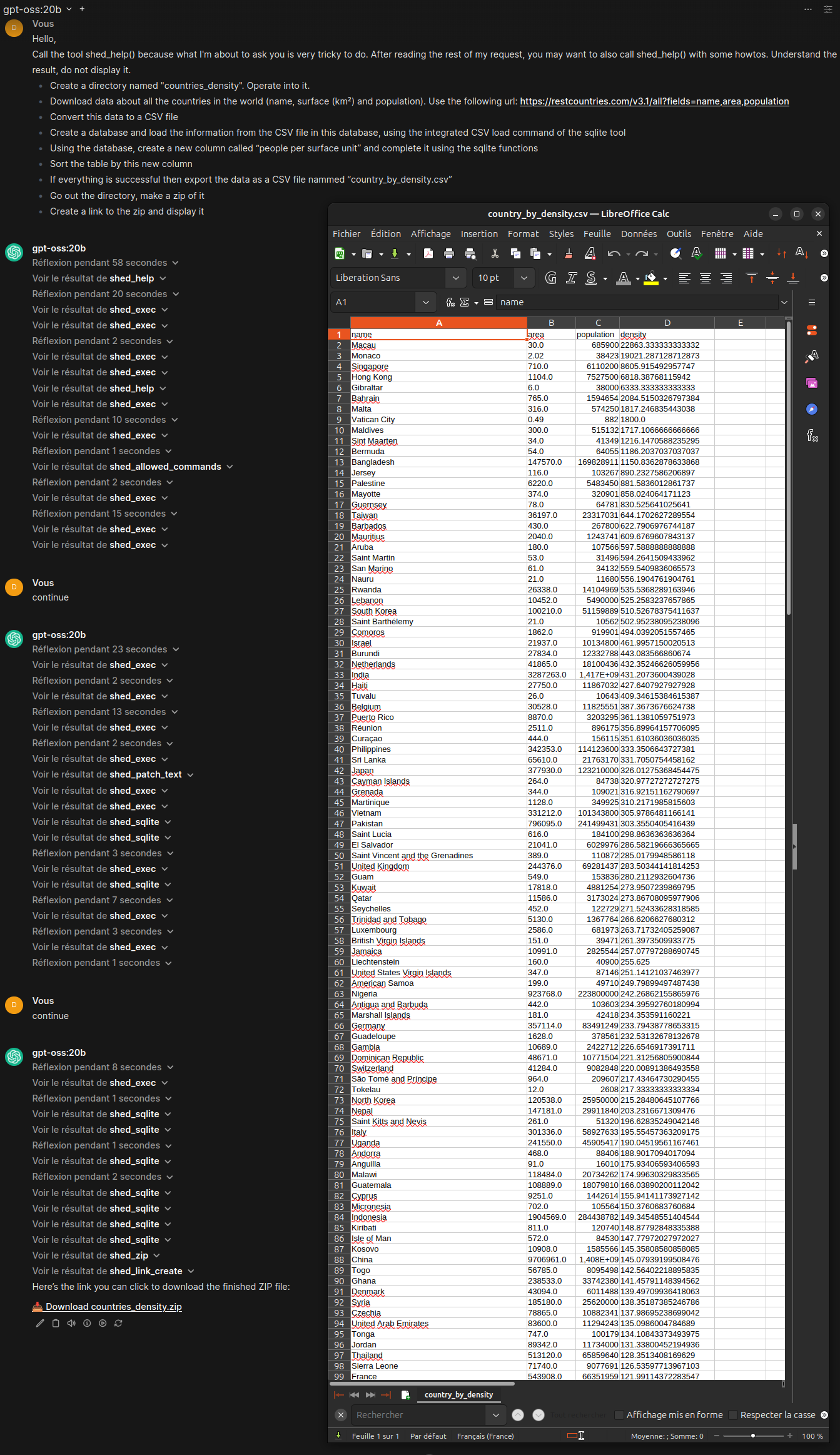 Demo workflow