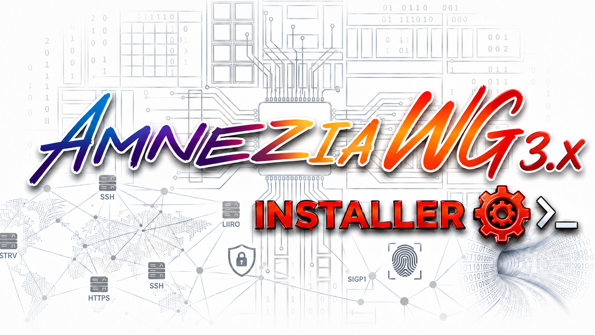 AmneziaWG 2.0 / 3.0 VPN installer for Ubuntu, Debian, Raspberry Pi and ARM64 VPS