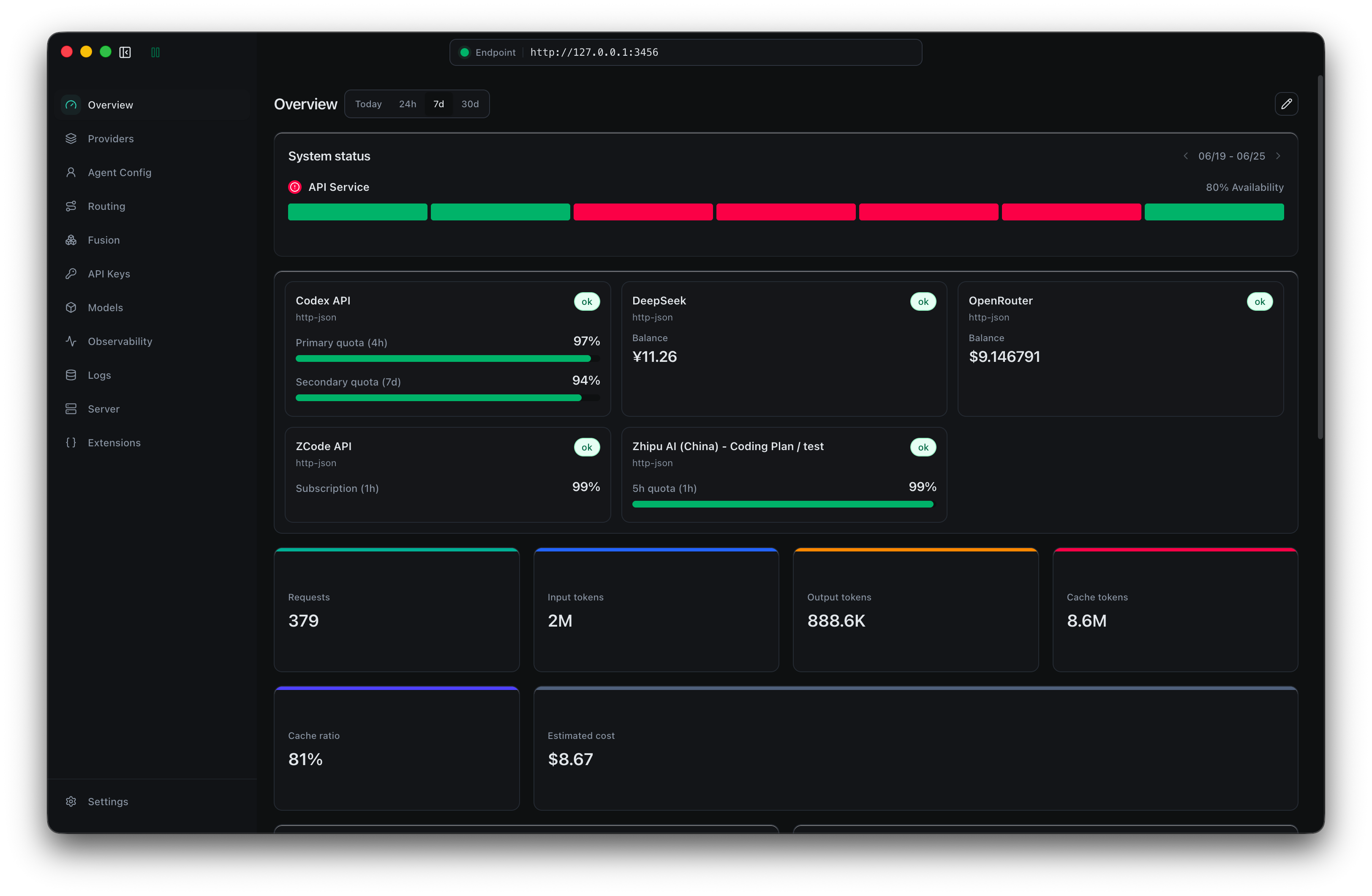 Claude Code Router Desktop screenshot
